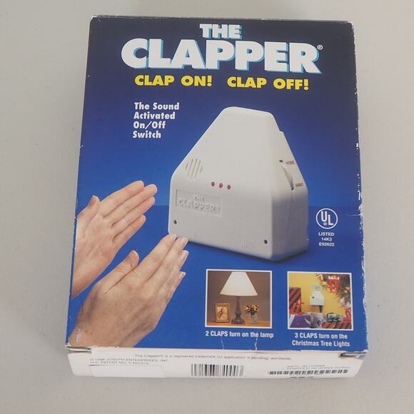 Vintage The Clapper Clap On Clap Off Sound Activated On/Off Switch for Lights - Picture 1 of 11